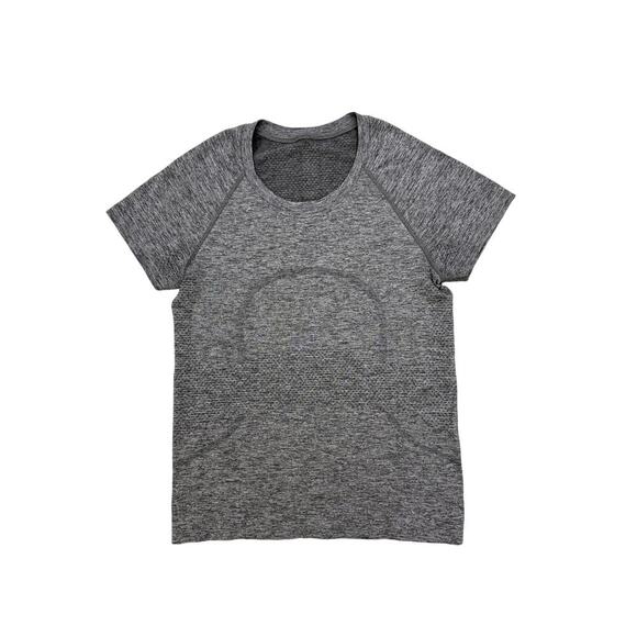 Lululemon grey swifthy tech short sleeve 2.0 - size 4 - Picture 1 of 5